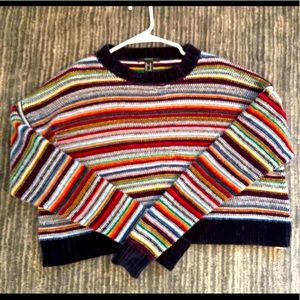 Boxy rainbow sweater